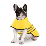 Reflective Dog Raincoat with Leash Hole - Yellow