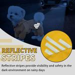 Waterproof Dog Raincoat with Hood and Leash Hole