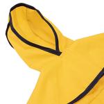 Reflective Dog Raincoat with Leash Hole - Yellow