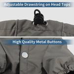 JoyDaog Waterproof Raincoat with Hood for XS Dogs