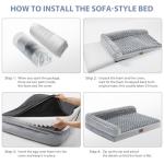 Orthopedic Waterproof Dog Bed for Large Dogs