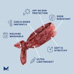 MISSION Red Paisley Cooling Bandana for Dogs