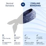 MISSION Red Paisley Cooling Bandana for Dogs