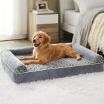 Orthopedic Waterproof Dog Bed for Large Dogs