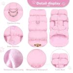 Cozy Waterproof Winter Jacket for Small Dogs