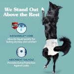 Disposable Dog Diapers for Female Dogs, Large Size