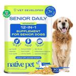 Native Pet Senior Dog Multivitamin Powder – 30 Scoops