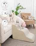 Aodisman 3-Step Dog Stairs for Small Pets