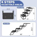 Foldable Dog Steps for Cars and SUVs