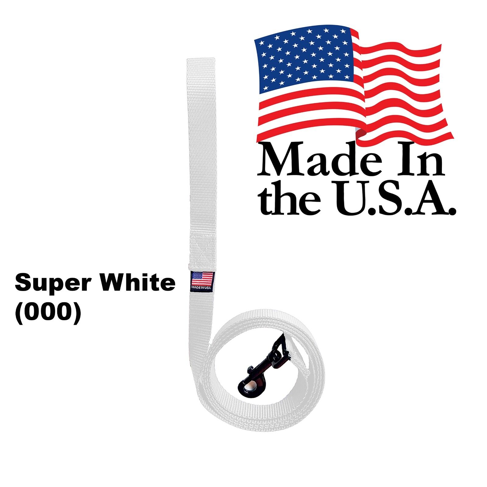 1" Dog Leash for Obedience Training - USA Made