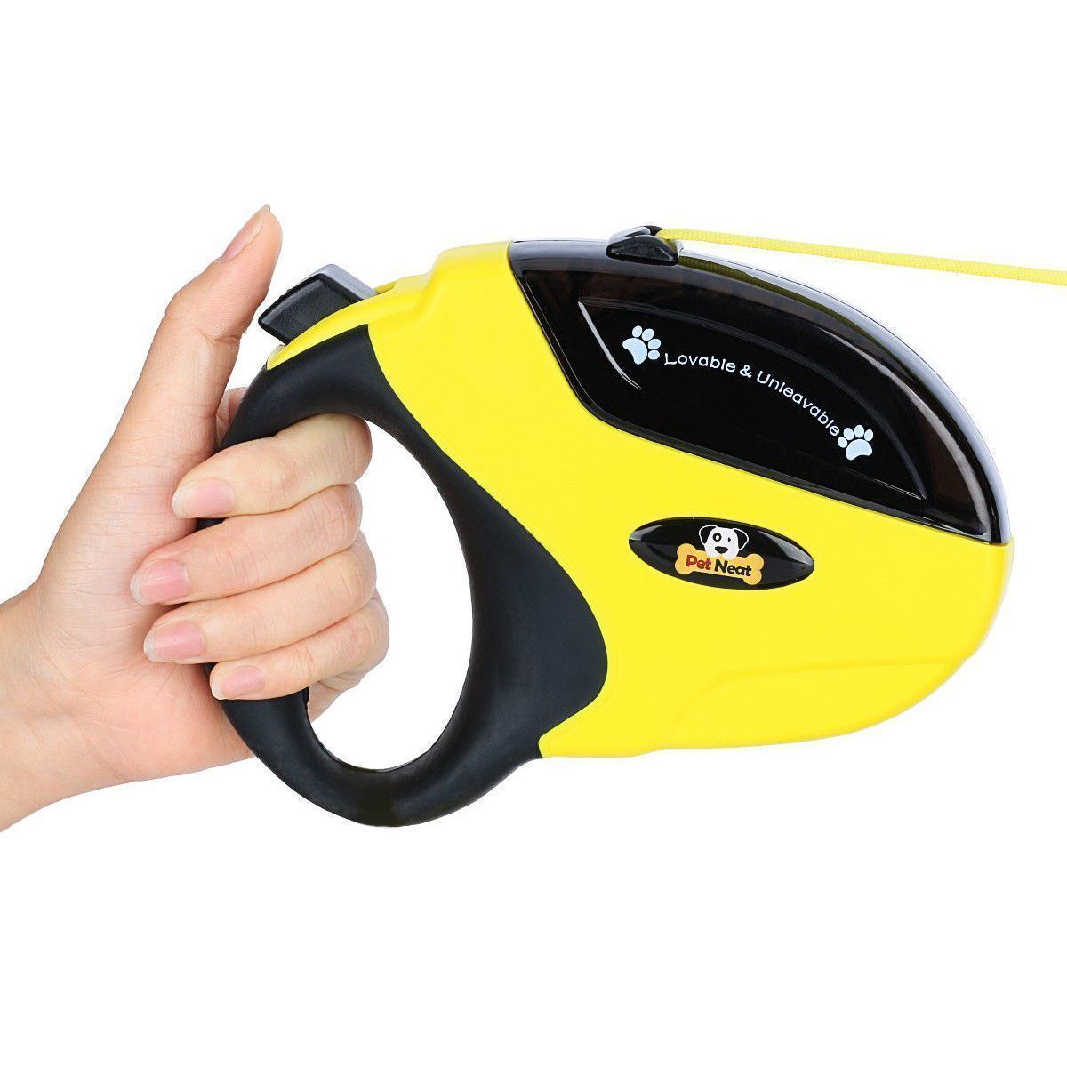 Retractable Dog Leash with Lock - 10 Ft