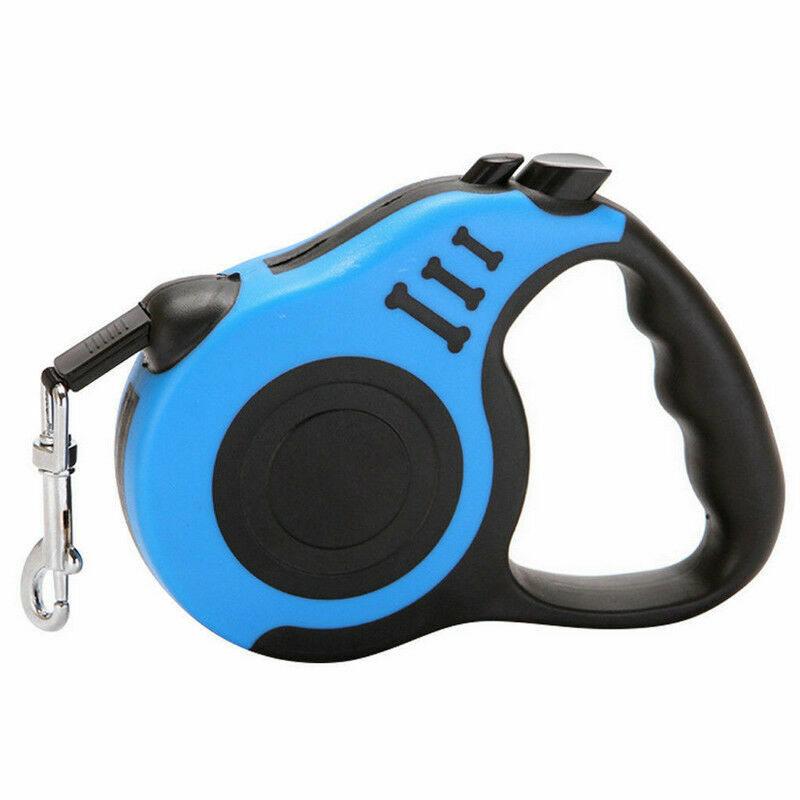16-ft Auto Retractable Dog Leash & Collar Combo