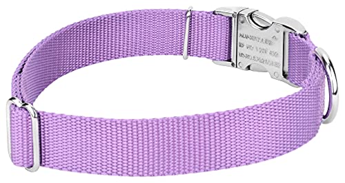 Premium Nylon Dog Collar - 25+ Colors