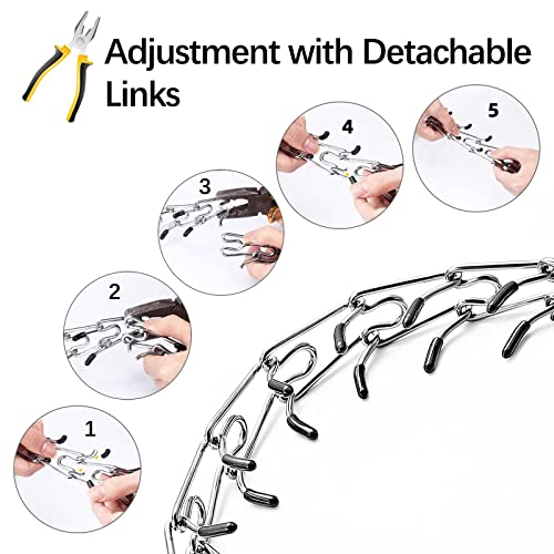 Adjustable Comfort Dog Prong Training Collar