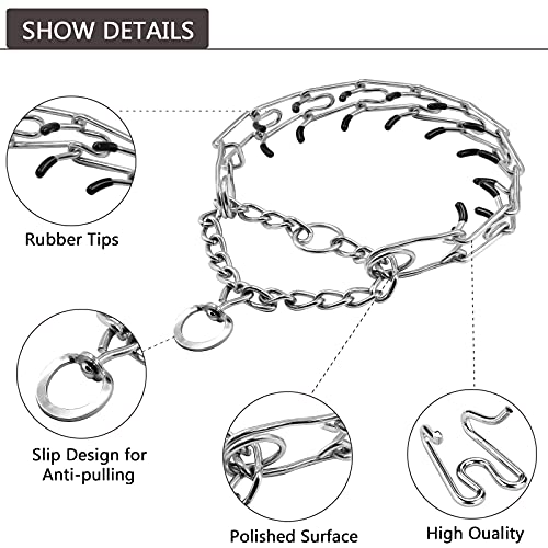 Adjustable Comfort Dog Prong Training Collar
