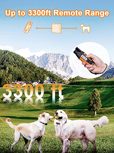 Waterproof Dog Training Collar for 2 Dogs