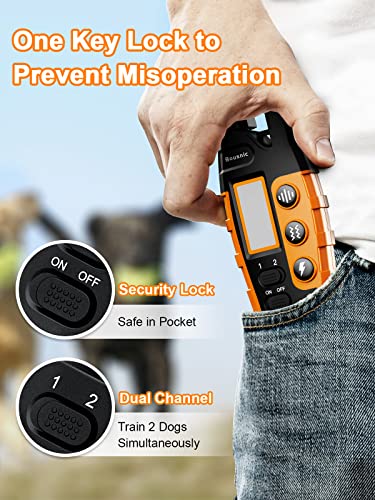 Waterproof Dog Training Collar for 2 Dogs