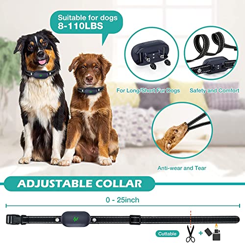 Electric Dog Training Collar with Remote, Waterproof, Rechargeable
