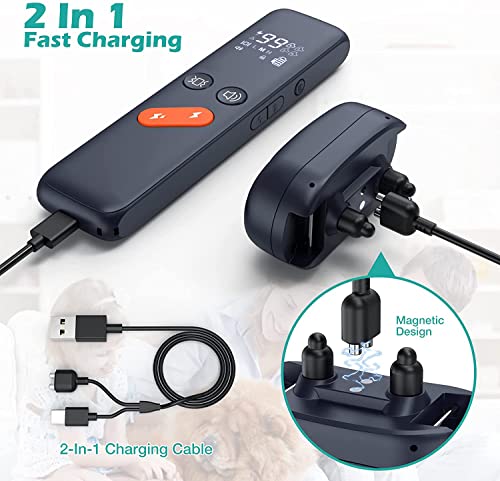 Electric Dog Training Collar with Remote, Waterproof, Rechargeable