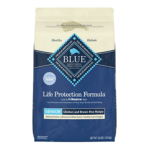 Blue Buffalo Senior Dog Food, Chicken and Rice
