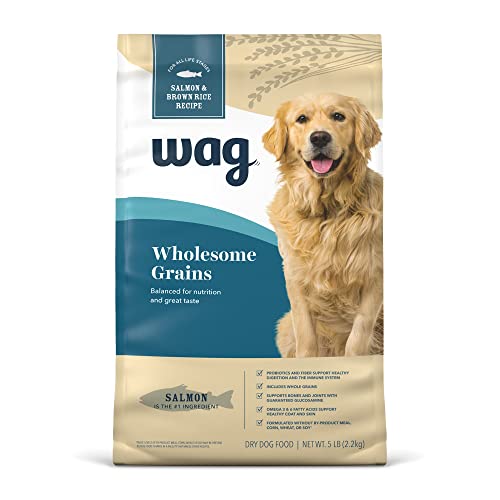 Wag Salmon & Brown Rice Dog Food, 5lb