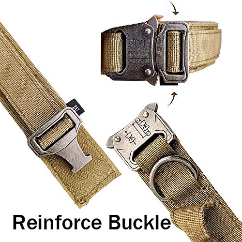 Military Style Adjustable Dog Collar with Handle