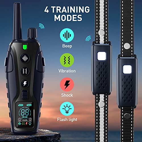 Remote Dog Shock Collar Set 2 Pack 