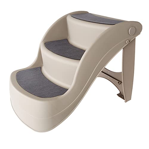 Petmaker Nonslip Foldable Dog Pet Stairs, 3 Steps, 14.5"