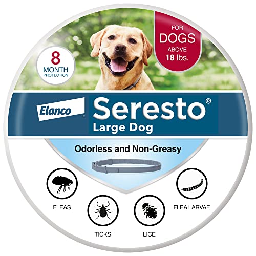 Seresto Large Dog Flea & Tick Collar | 8-Month Protection