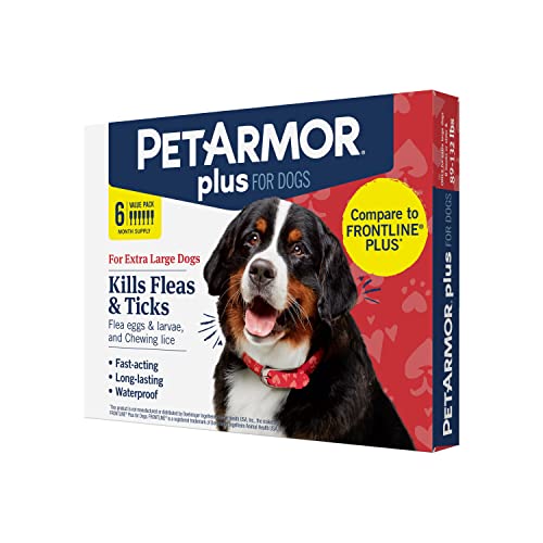 PETARMOR Plus for Large Dogs - 6 Applications