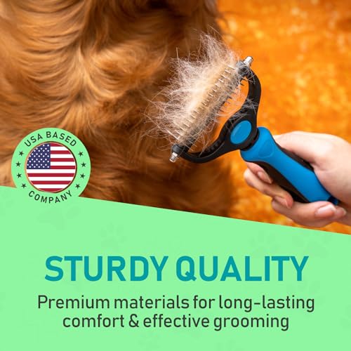 Double Sided Brush for Shedding and Dematting