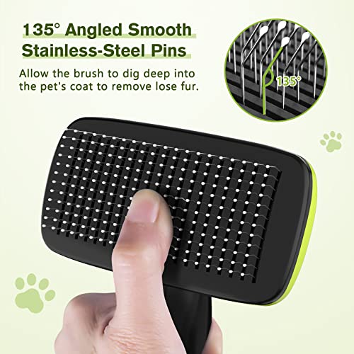 Pecute Self-Cleaning Brush: Grooming Dogs, Cats, Rabbits