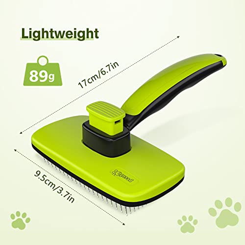 Pecute Self-Cleaning Brush: Grooming Dogs, Cats, Rabbits