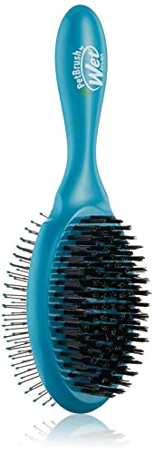 Dual-Sided Dog Grooming Brush - Soft Bristles