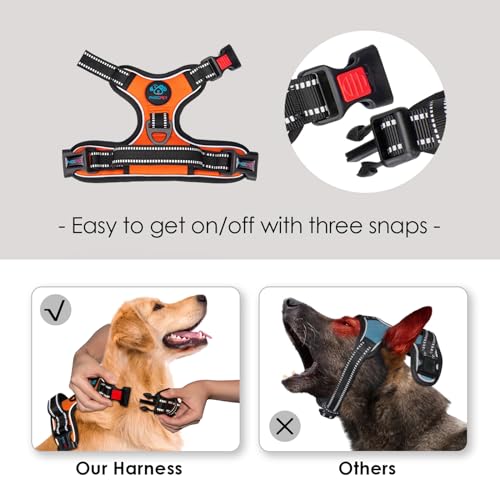 Reflective No-Pull Dog Harness with Handle