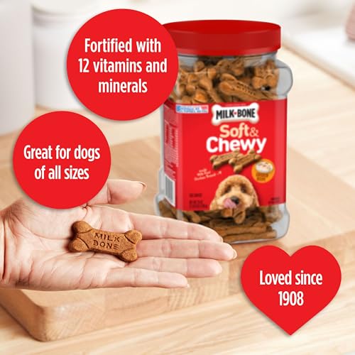 Chicken Milk-Bone Soft & Chewy Dog Treats, 25oz