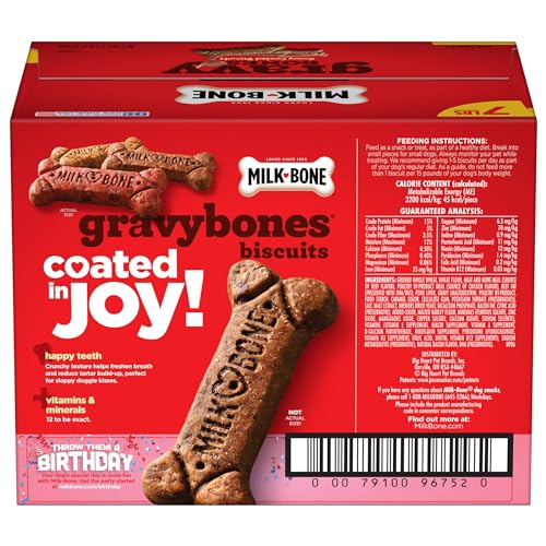 Milk-Bone GravyBones Small Dog Biscuits, 7 lb