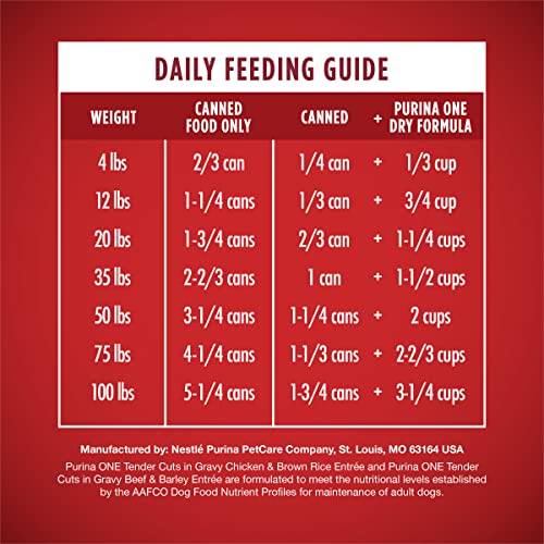 Purina ONE Tender Cuts Wet Dog Food Variety Pack