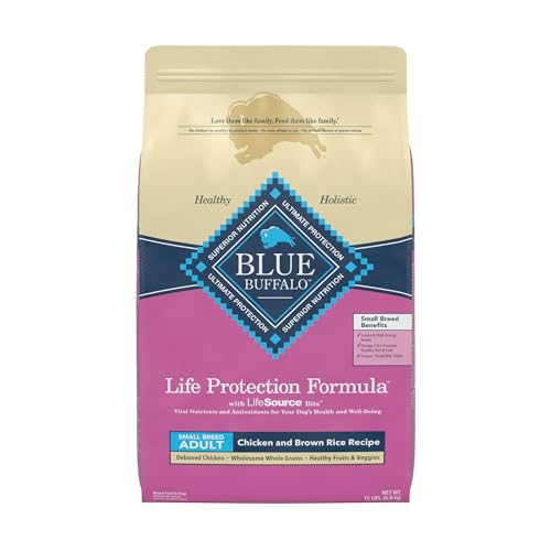 Blue Buffalo Natural Small Breed Chicken Dog Food 15lbs