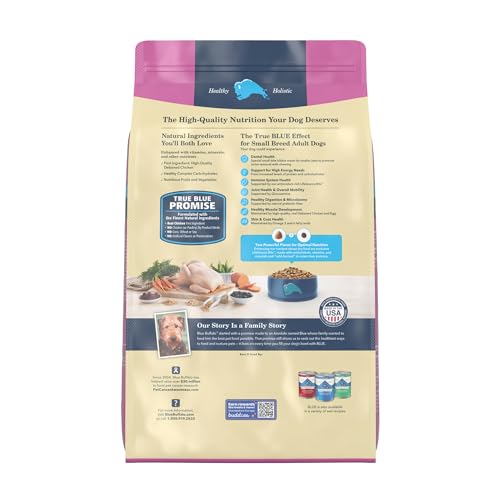 Blue Buffalo Natural Small Breed Chicken Dog Food 15lbs