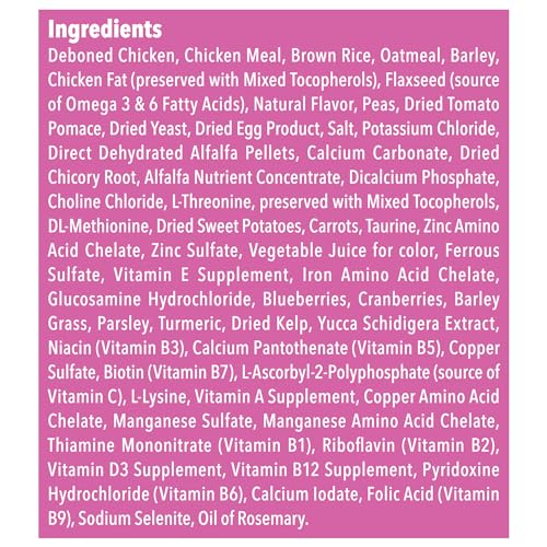 Blue Buffalo Natural Small Breed Chicken Dog Food 15lbs