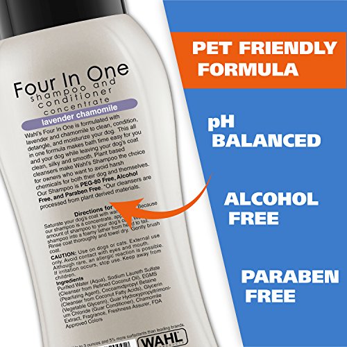 Wahl USA 4-in-1 Calming Pet Shampoo