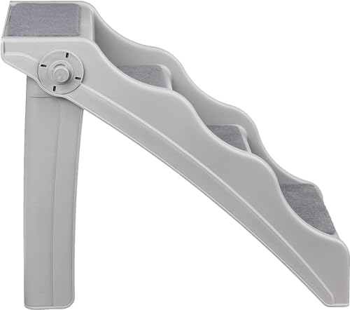 Foldable Steps for Dogs and Cats, Grey, 14.6"X24.82"X19.5