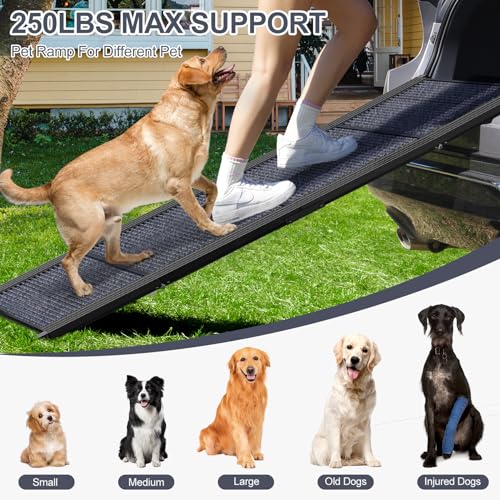 63" Long Dog Ramp for Car, SUV & Truck