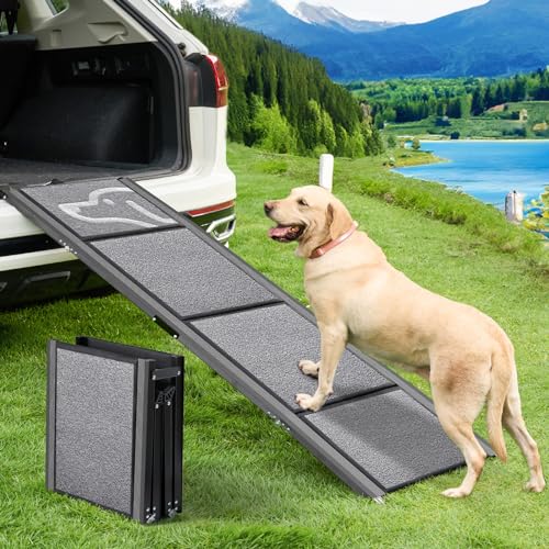 PetThem Folding Dog Ramp - Portable, Extra Wide