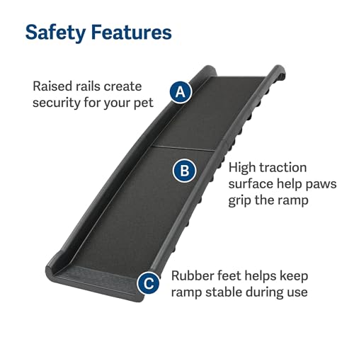 PetSafe Happy Ride Portable Pet Ramp with Siderails
