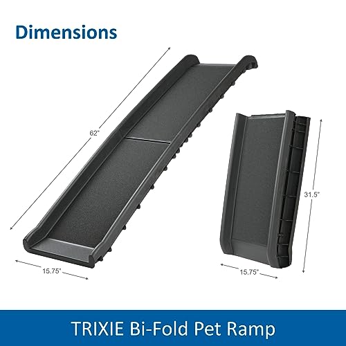 TRIXIE 62-in Folding Pet Ramp for Cars/SUVs, Non-Skid