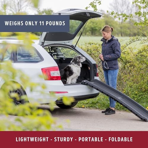 TRIXIE 62-in Folding Pet Ramp for Cars/SUVs, Non-Skid