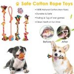 20 Pack Dog Puppy Toys - Fun, Teeth Cleaning