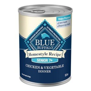 Blue Buffalo Senior Chicken Wet Dog Food (12-pack)